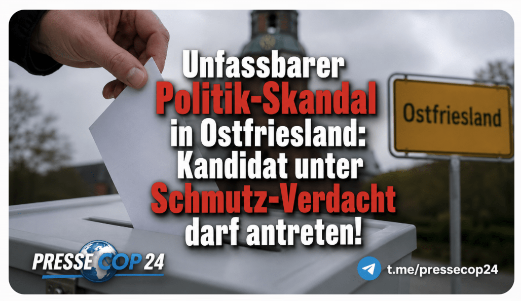 Unfassbarer Politik-Skandal in Ostfriesland: Kandidat unter Schmutz-Verdacht darf antreten!