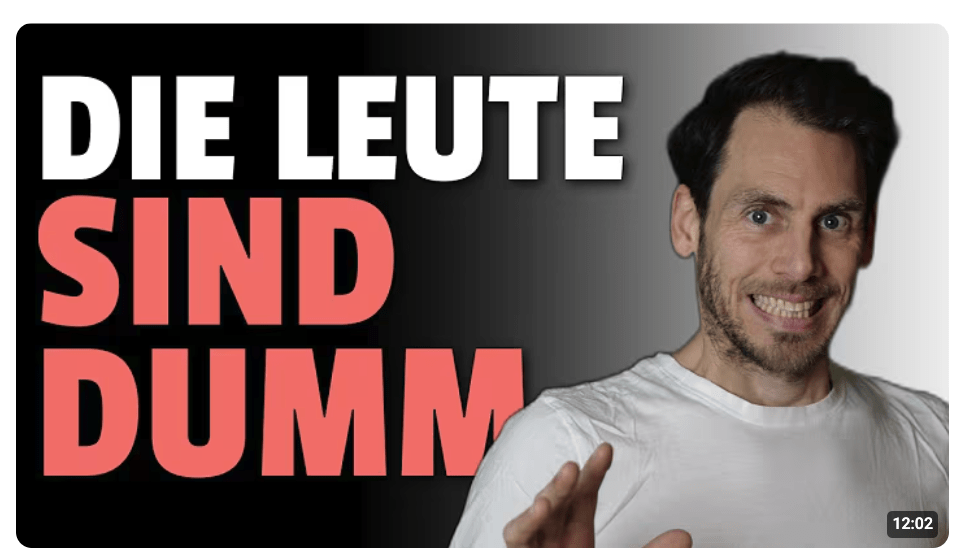 Irgendwas stimmt mit den Menschen nicht mehr