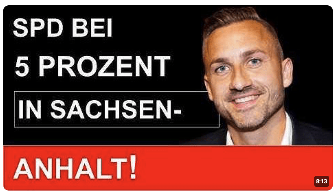 Bei 4,9 Prozent SPD ist der AfD-Sieg sicher!