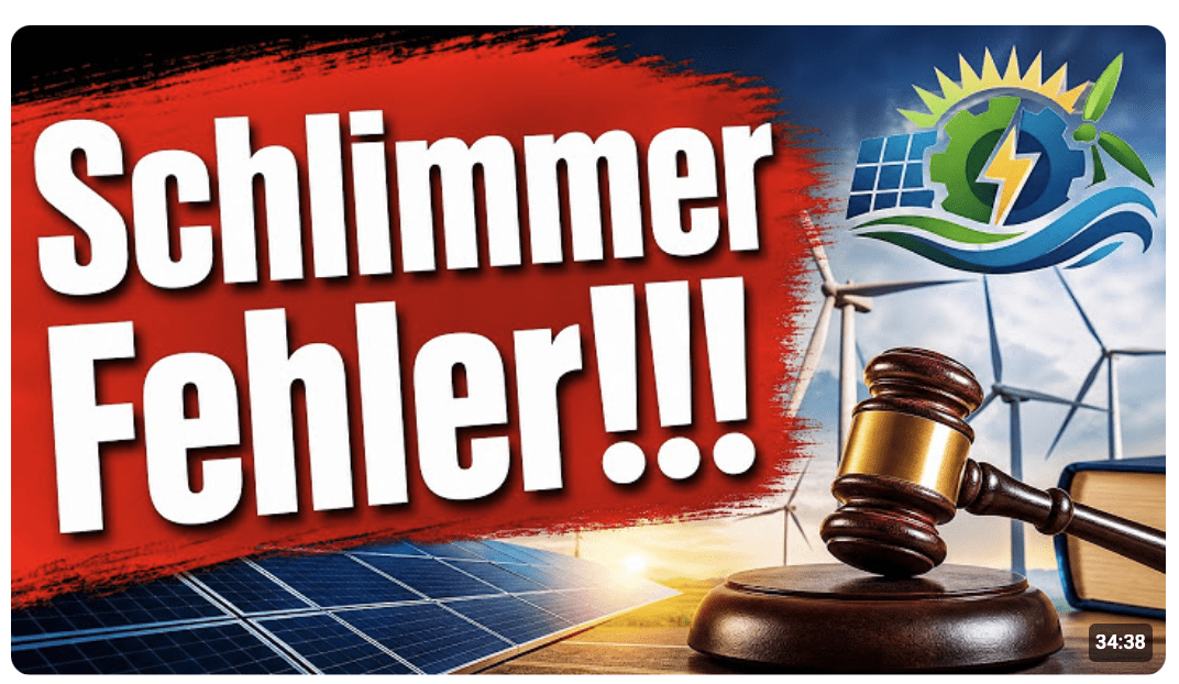 Der größte Fehler in der Geschichte der Energiewende!