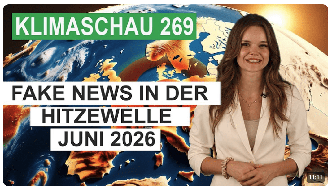 Hitzerekorde und Hitzetote – Fake News in der Hitzewelle 2026 – Klimaschau 269