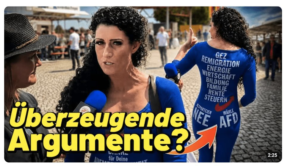 Überzeugen Euch ihre Argumente, die AfD zu wählen?  Wahlkampfauftakt AfD Sachsen-Anhalt 2026