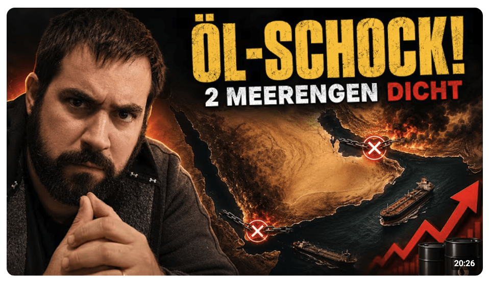 Die Energiekrise eskaliert: 2 Meerengen dicht – Ölpreise explodieren!