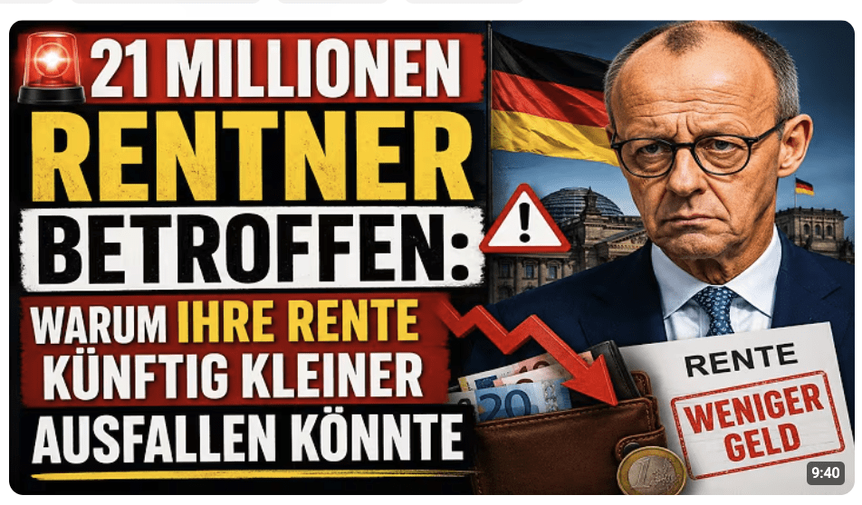  21 Millionen Rentner betroffen: Warum Ihre Rente künftig kleiner ausfallen könnte