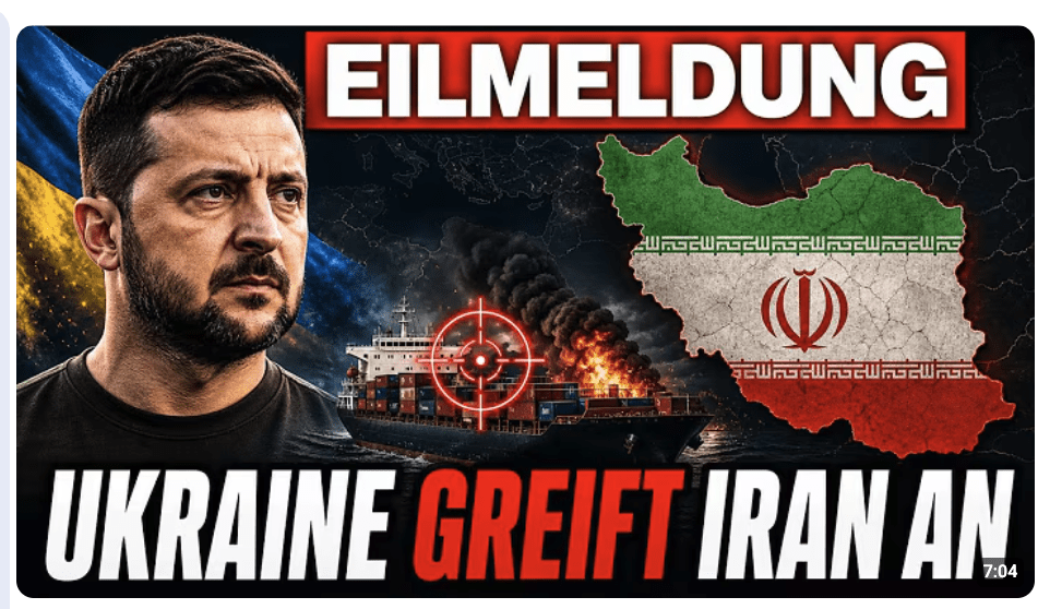 EILMELDUNG: Ukraine greift den IRAN an … DAS ist der Grund !!!