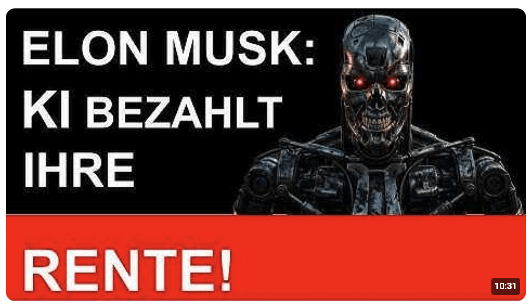 Oder killt die KI (Terminator) SIE?