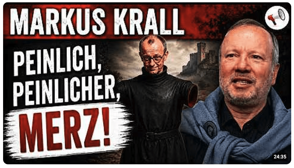 Morde ohne Ende und Kabinettschaos bei Peinlich-Merz: Markus Krall rechnet gnadenlos ab