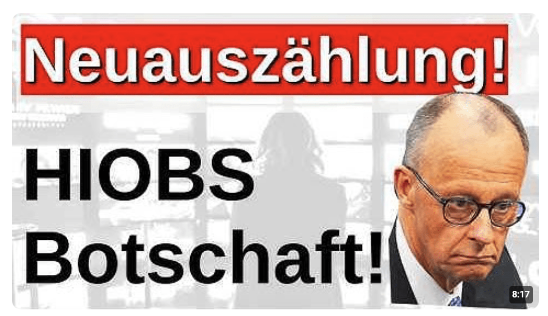 Hiobs Botschaft für Merz Heftige Entwicklung Neuauszählung Bundestagswahl Wagenknecht stürzt Merz