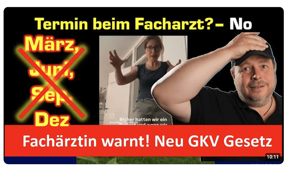 Keinen Termin mehr beim Facharzt? Ärztin warnt vor neuem GKV Gesetz