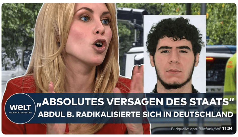 ISLAMISTISCHER TERROR: „Absolutes Versagen des Staats“ – CSD-Tat hätte verhindert werden können