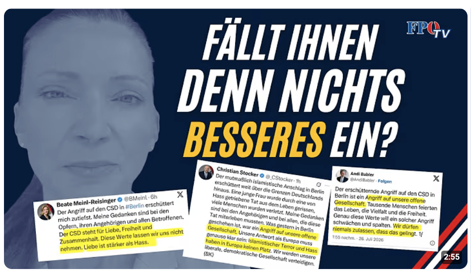 Herr Stocker, Herr Babler und Frau Meinl-Reisinger – fällt Ihnen denn nichts Besseres ein?