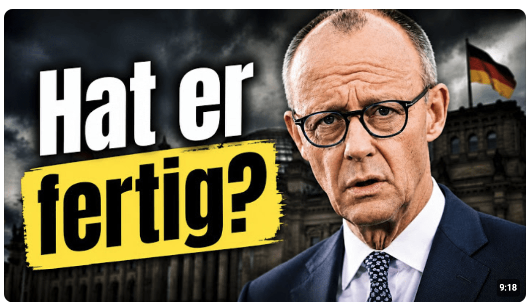 MERZ: Hat er fertig?