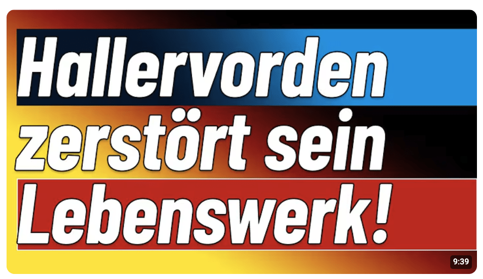 Hallervorden gibt sich selbst den Rest! & Siegmund fegt die Union hinweg!