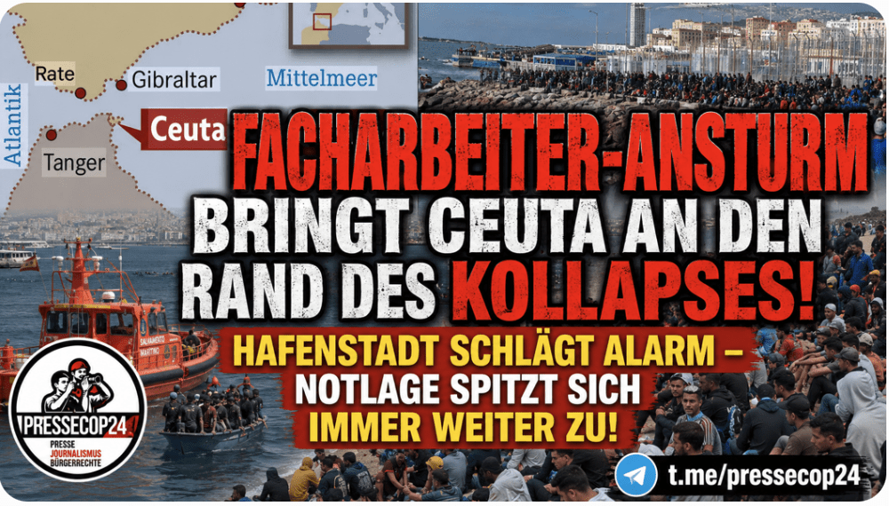 Facharbeiter -ANSTURM BRINGT CEUTA AN DEN RAND DES KOLLAPSES! HAFENSTADT SCHLÄGT ALARM – NOTLAGE SPITZT SICH IMMER WEITER ZU!
