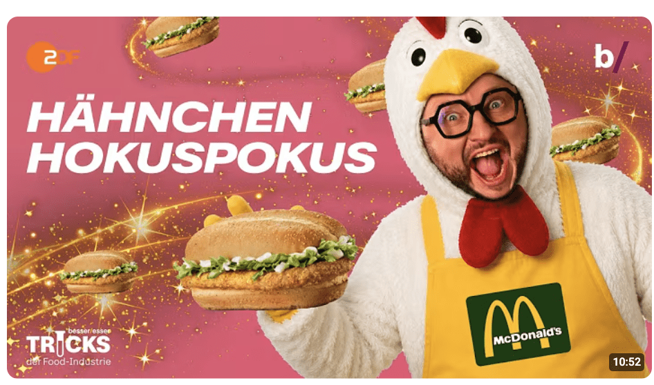 McDonald’s Masche: Sebastian Lege zerrupft den McChicken