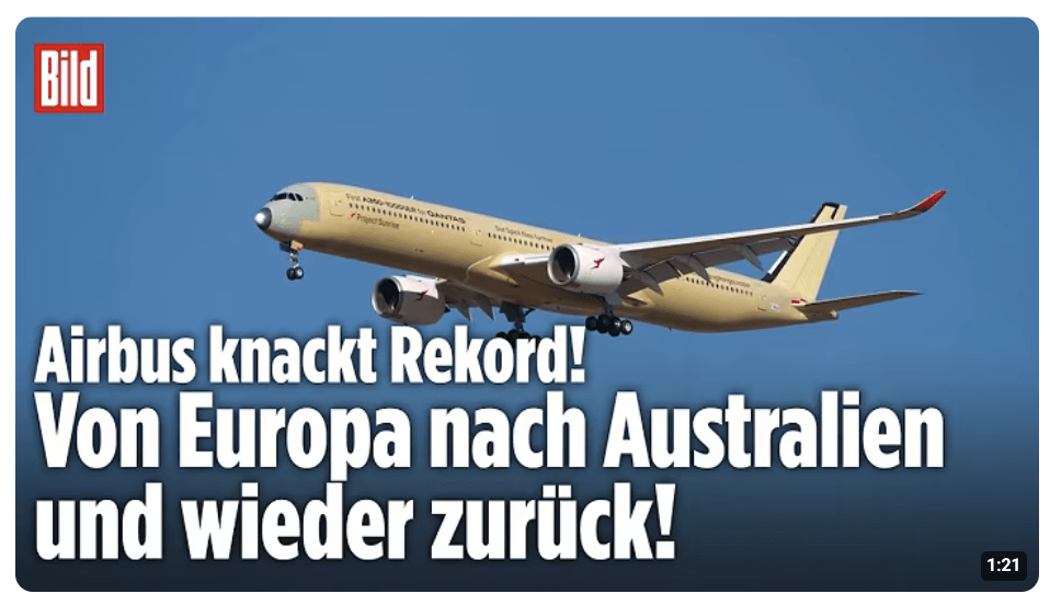 Extremflug von Airbus: Ist DAS die Zukunft des Fliegens? Diese Reise bricht Rekorde!