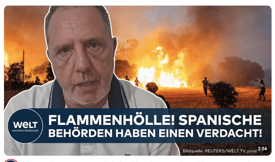 SPANIEN: „Pyromanen im Verdacht!“ Waldbrand-Katastrophe! Schlimmstes Feuerjahr der Geschichte
