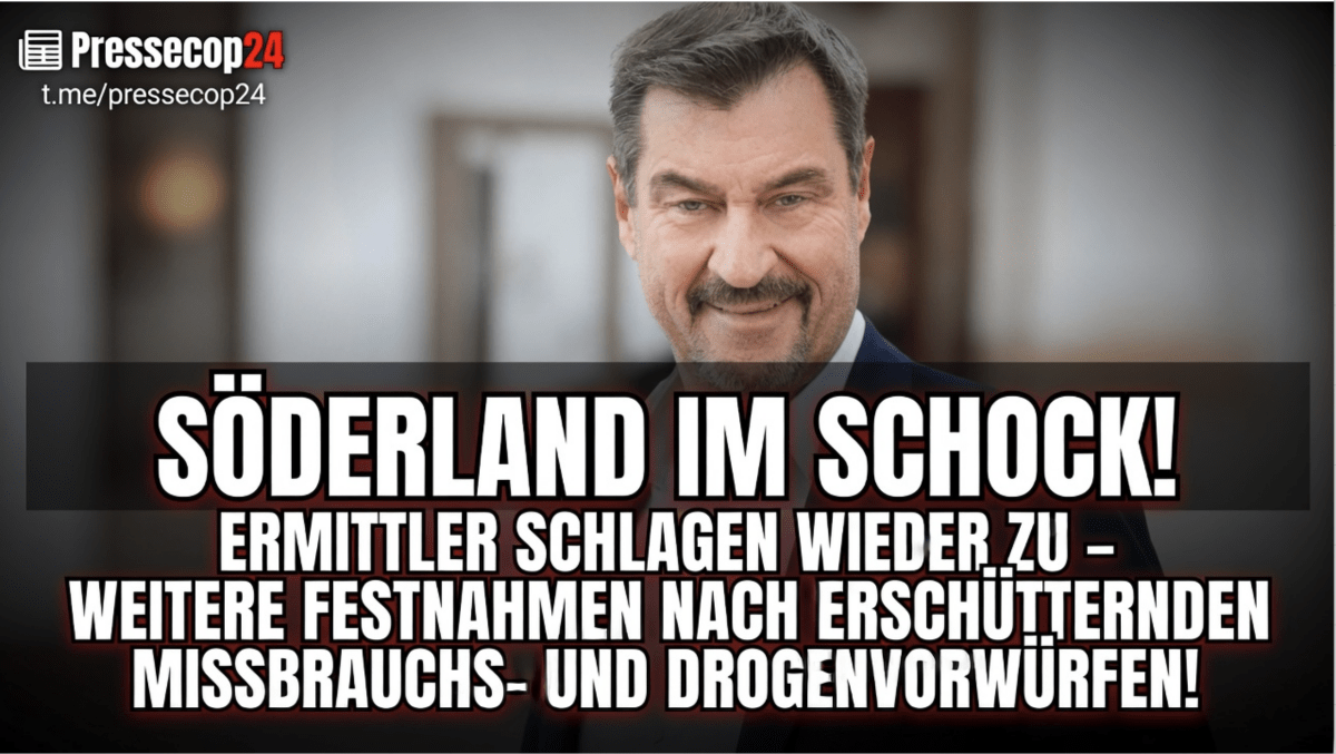 SÖDERLAND IM SCHOCK! ERMITTLER SCHLAGEN WIEDER ZU – WEITERE FESTNAHMEN NACH ERSCHÜTTERNDEN MISSBRAUCHS- UND DROGENVORWÜRFEN!