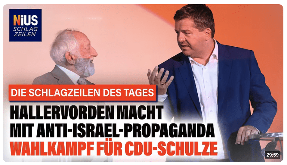 Dieter Hallervorden macht CDU-Wahlkampf – und singt gegen Merz |