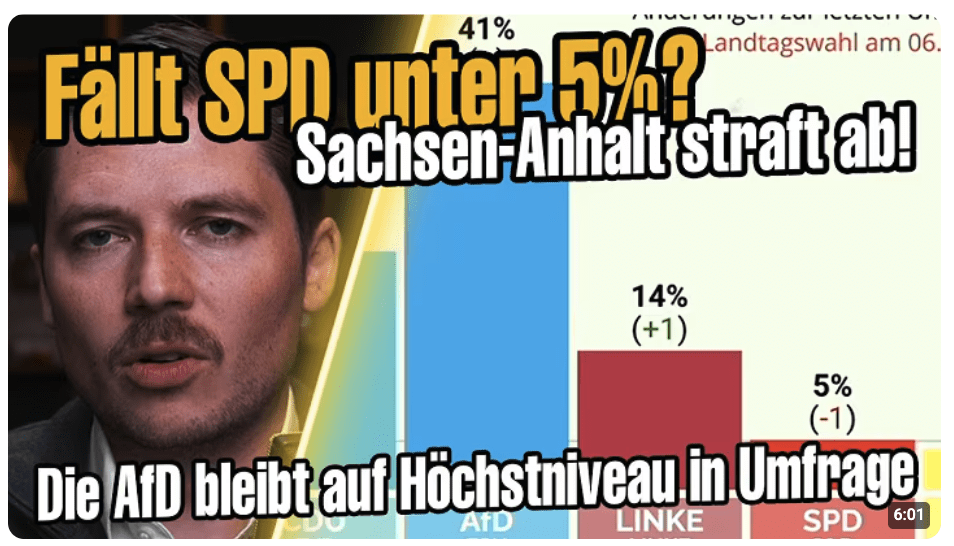 SPD nur noch bei 5 Prozent in Sachsen Anhalt