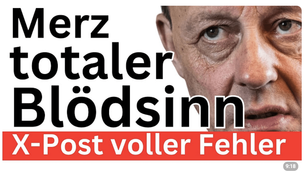Merz Ahnungslos ! Flüchtlinge kommen 