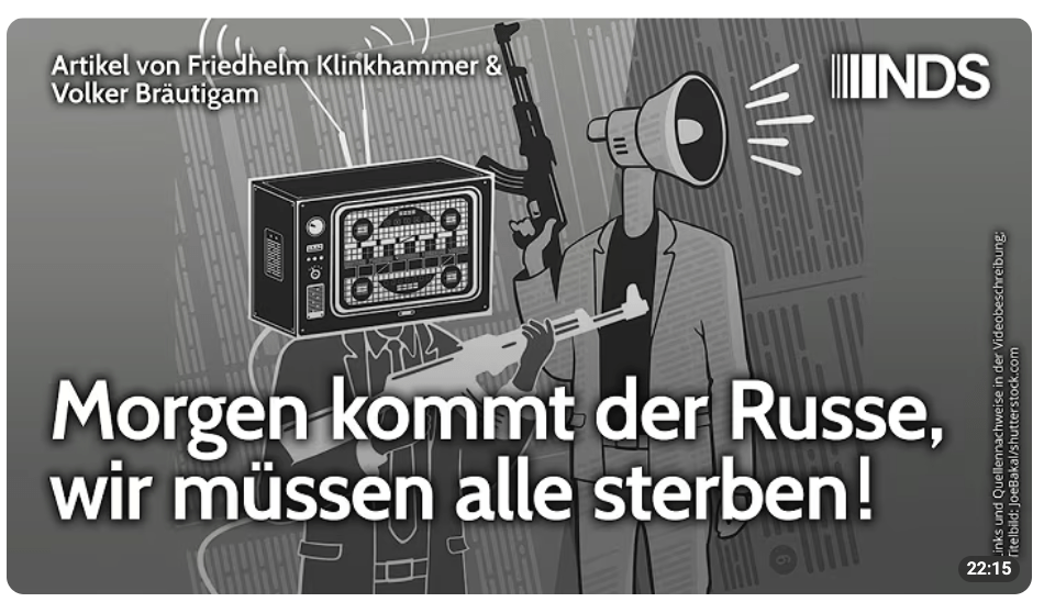 Morgen kommt der Russe, wir müssen alle sterben! |