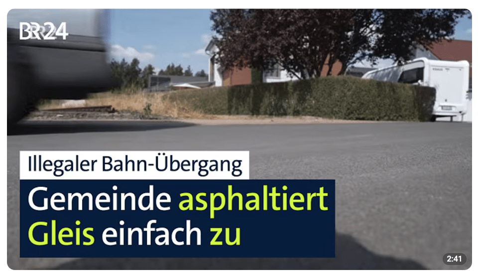 „Da kann kein Zug mehr fahren“: Illegaler Bahn-Übergang spaltet Kommune 