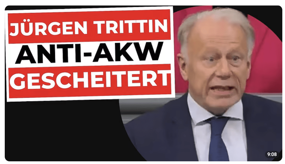 TRITTIN HAT ANGST & BLOCKIERT MICH! (Angst vor Fakten) | Energiewende, Atomausstieg & Strompreise