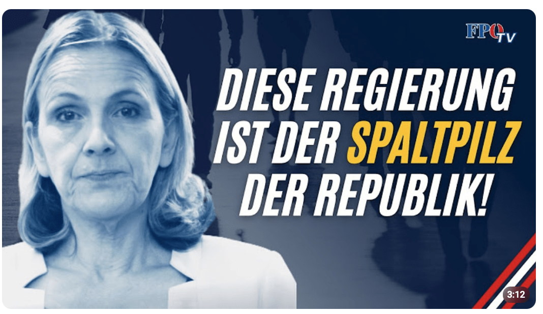 90 Prozent sehen ein gespaltenes Land – diese Regierung ist der Spaltpilz der Republik!