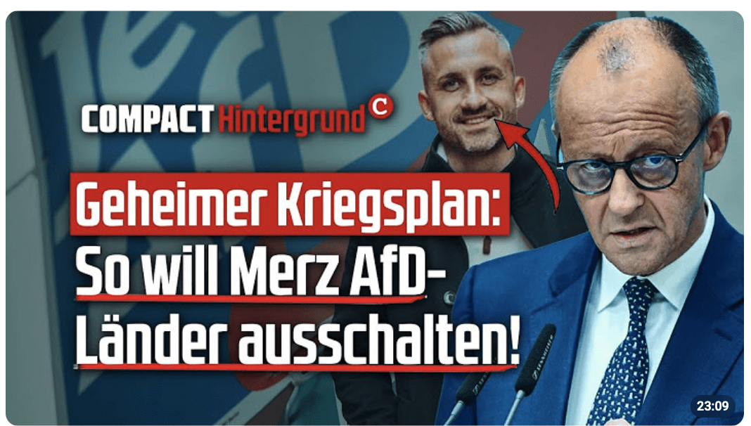 Geheimer Kriegsplan: So will Merz AfD-Länder ausschalten!