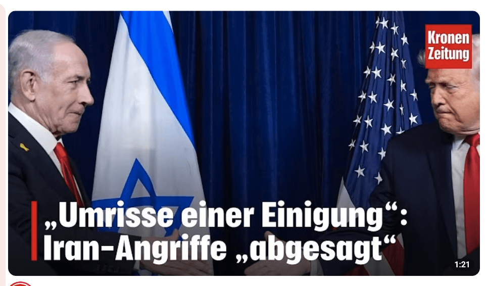 „Umrisse einer Einigung“: Iran-Angriffe „abgesagt“ I krone.tv NEWS