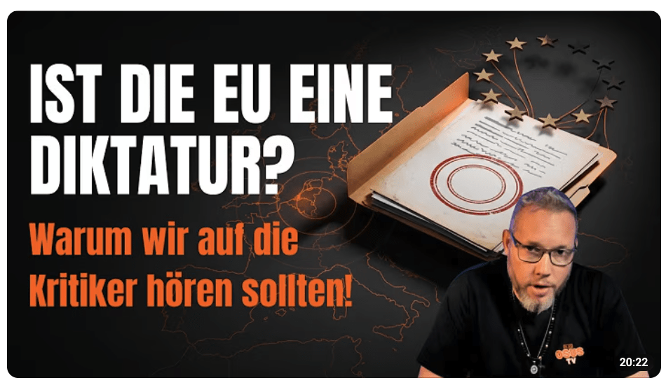 Was fehlt noch bis zur EU-Diktatur? – OSUS.TV