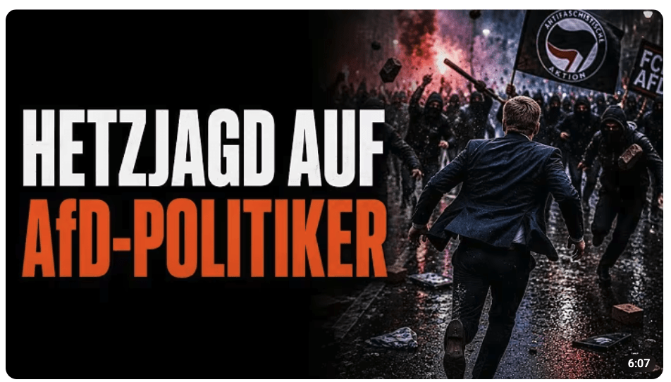 Antifa-Angriff: AfD-Politiker nach Hetzjagd verletzt!