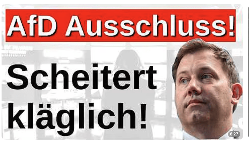 Niedersachsen! SPD fliegt alles um die Ohren! AfD Ausschluss scheitert kläglich! Der wahre Grund!!!
