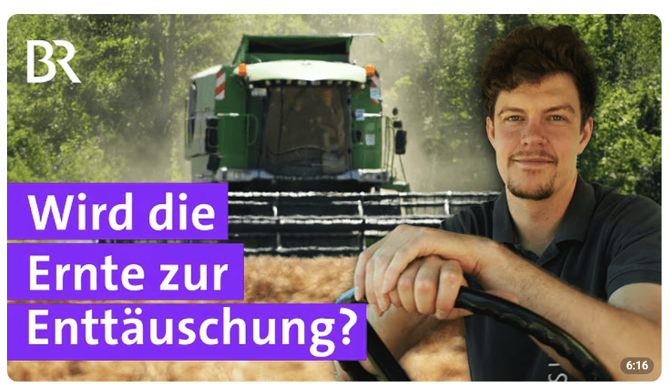 Bauer Thomas im Juli: Weizenernte nach Trockenheit | Jahreszeiten Serie #11 | Unser Land | BR