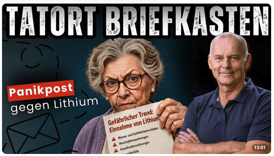 „Hirnliga“ warnt vor Lithium: Was der Brief verschweigt