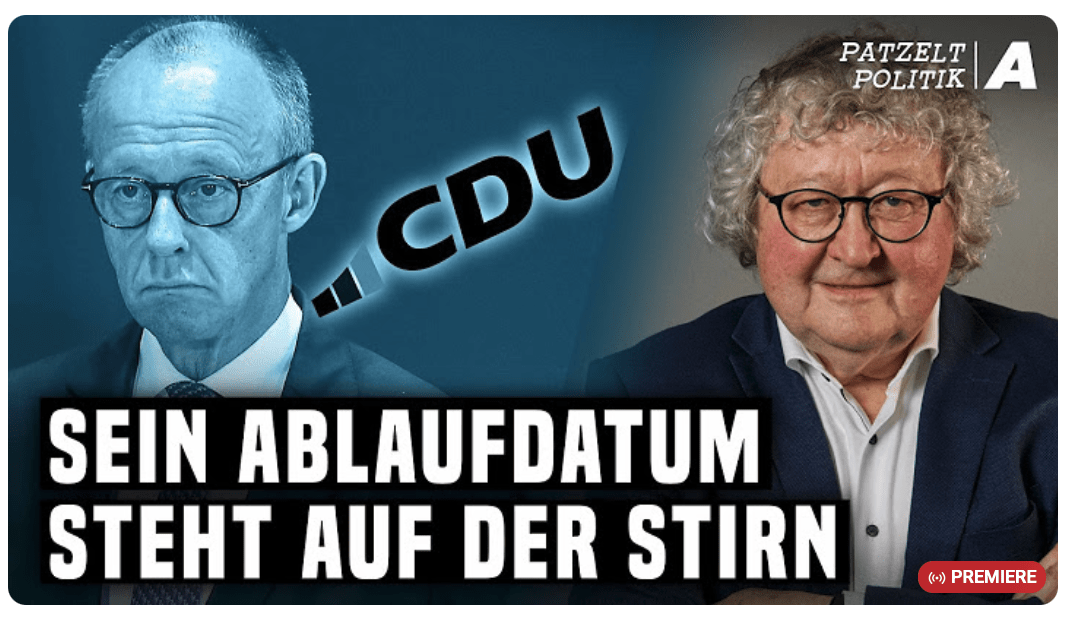 Niemand in der CDU kämpft mehr für Merz – Patzelt Politik