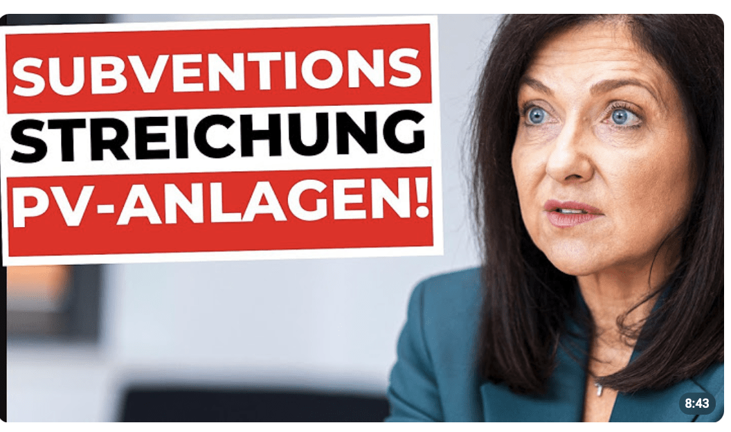 Panik bei der Öko-Lobby: Geldhahn wird abgedreht! | EEG Ende 2027
