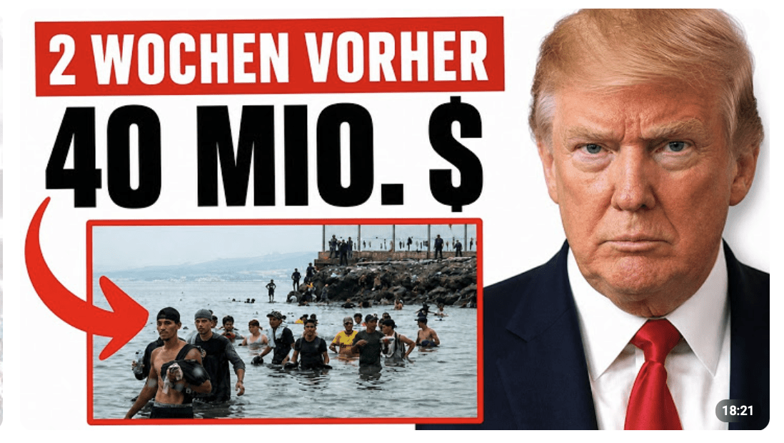 Brisante Geldspur: 40 Mio. kurz vor dem Migrantensturm
