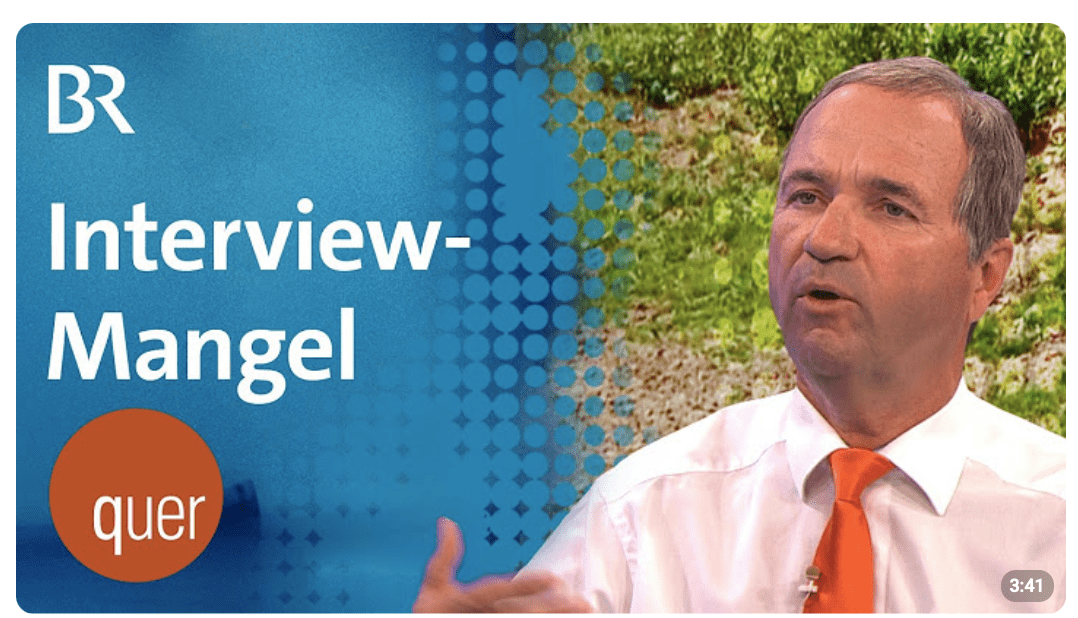 Aiwanger wartet auf sein Sommerinterview | quer vom BR