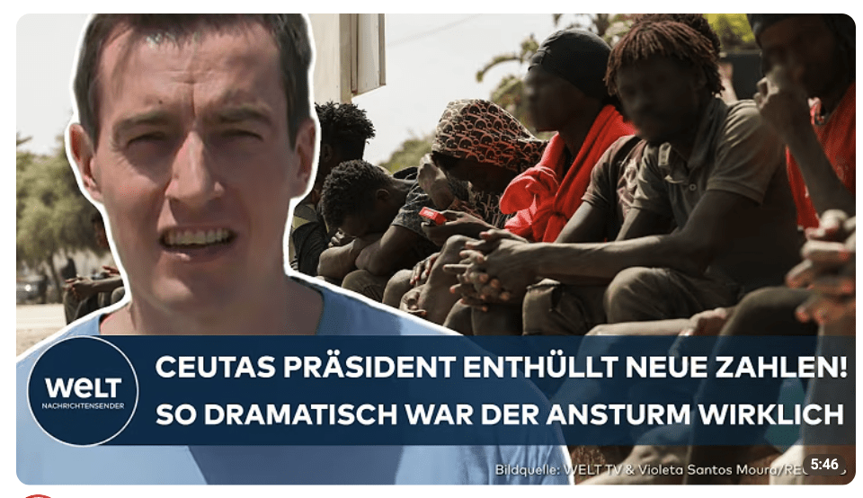 CEUTA: Migrantenansturm war dramatischer als gedacht! Regionalpräsident nennt die echten Zahlen!