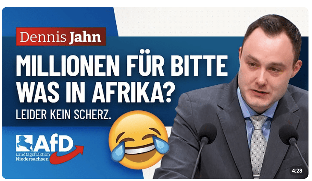 Millionen für bitte was in Afrika? – Dennis Jahn (AfD)
