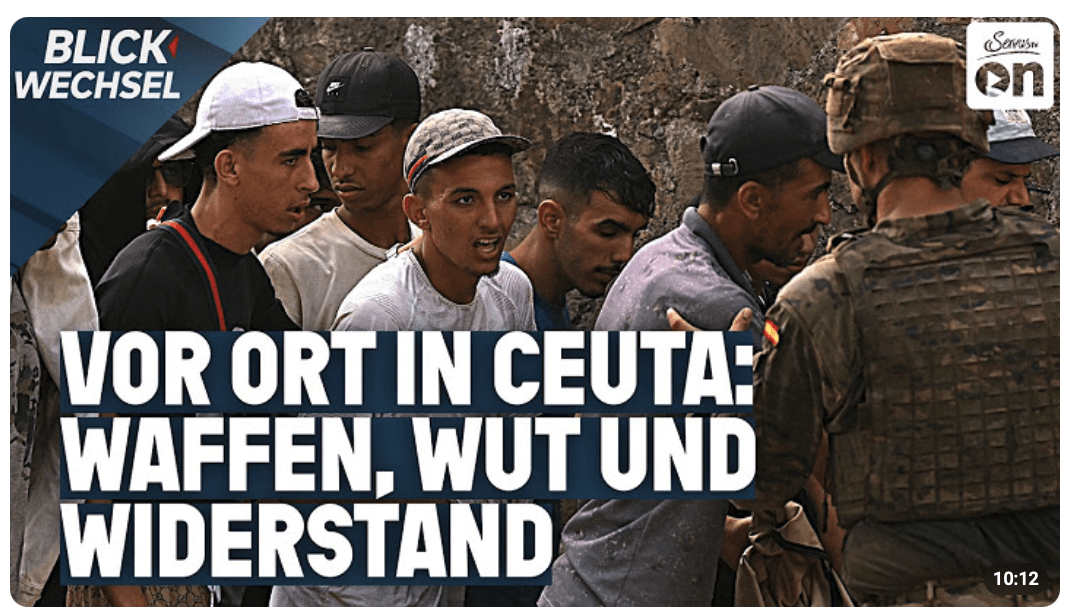 Vor Ort in Ceuta: Waffen, Wut und Widerstand | BLICKWECHSEL