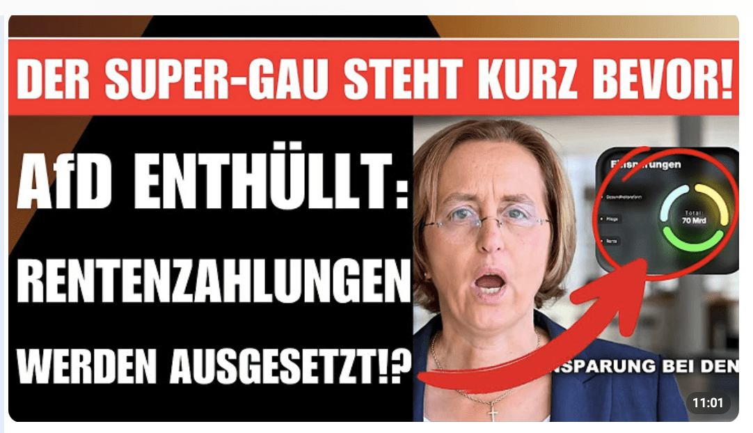 DER 2030-RENTENPLAN IST IM VOLLEN GANGE  DAFÜR RÜSTEN SIE DAS MILITÄR WIRKLICH AUF  AfD ENTHÜLLT ES!