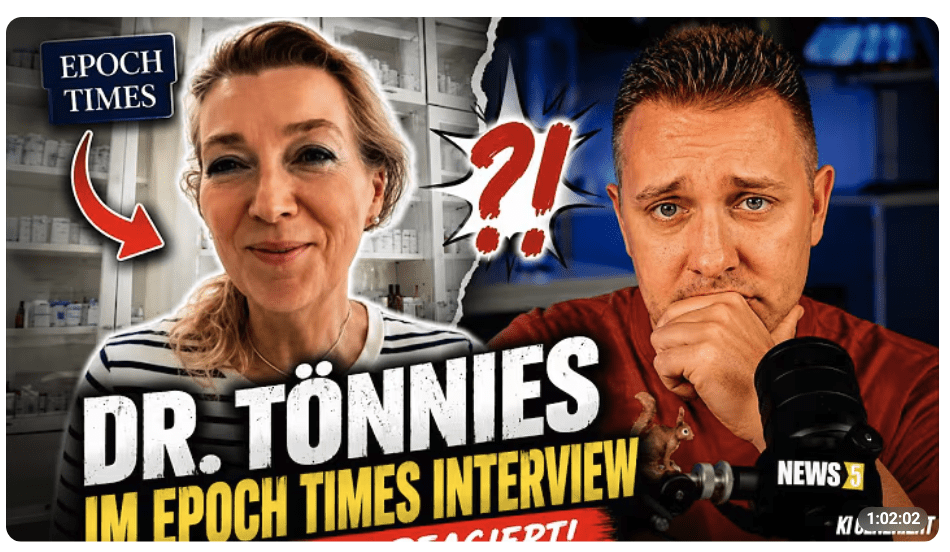 REACTION: Dr. Tönnies Interview bei Epoch Times – Sven reagiert