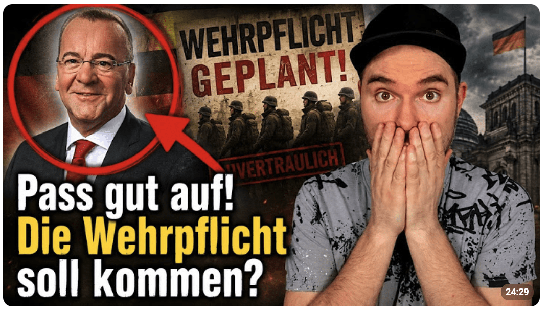 Pass gut auf! Die Wehrpflicht soll kommen?