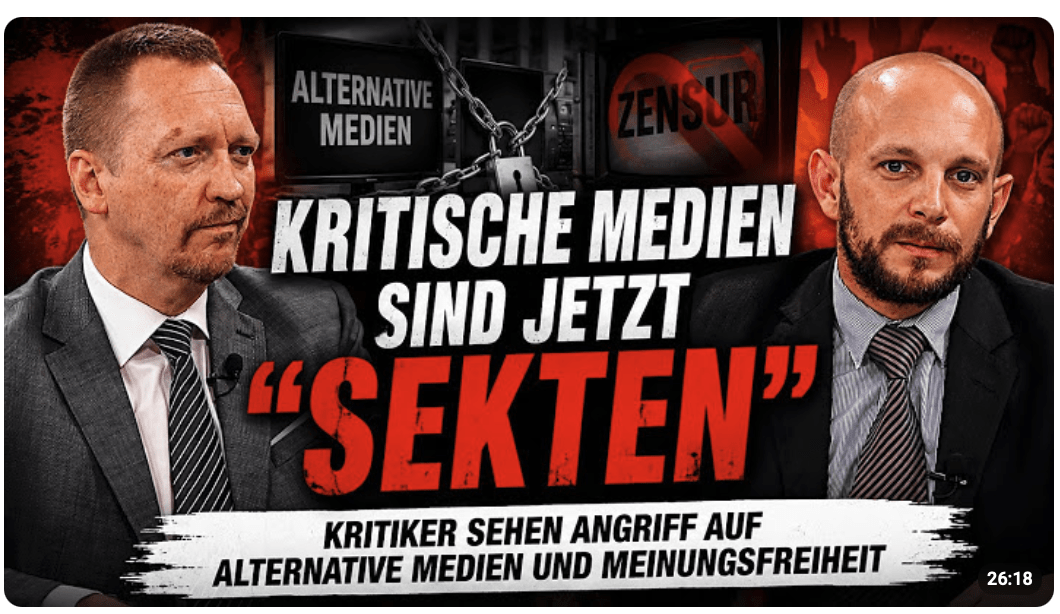 Jetzt werden kritische Medien zu „Sekten“ erklärt!