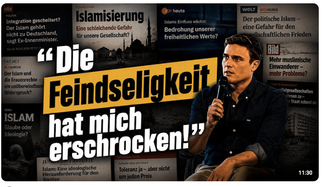ISLAM: „Die Feindseligkeit hat mich erschrocken!“