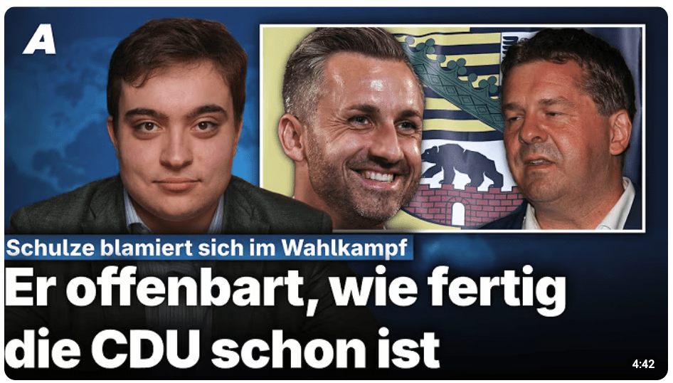 CDU-Wahlkampf in Sachsen-Anhalt: Sven Schulze blamiert sich bei Rentenreform