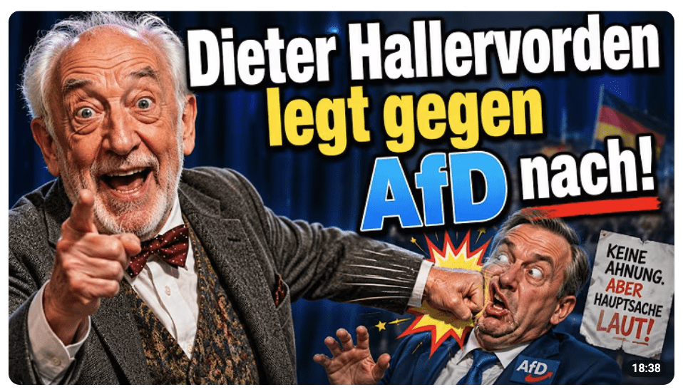 Dieter Hallervorden legt gegen Ulrich Siegmund nach!